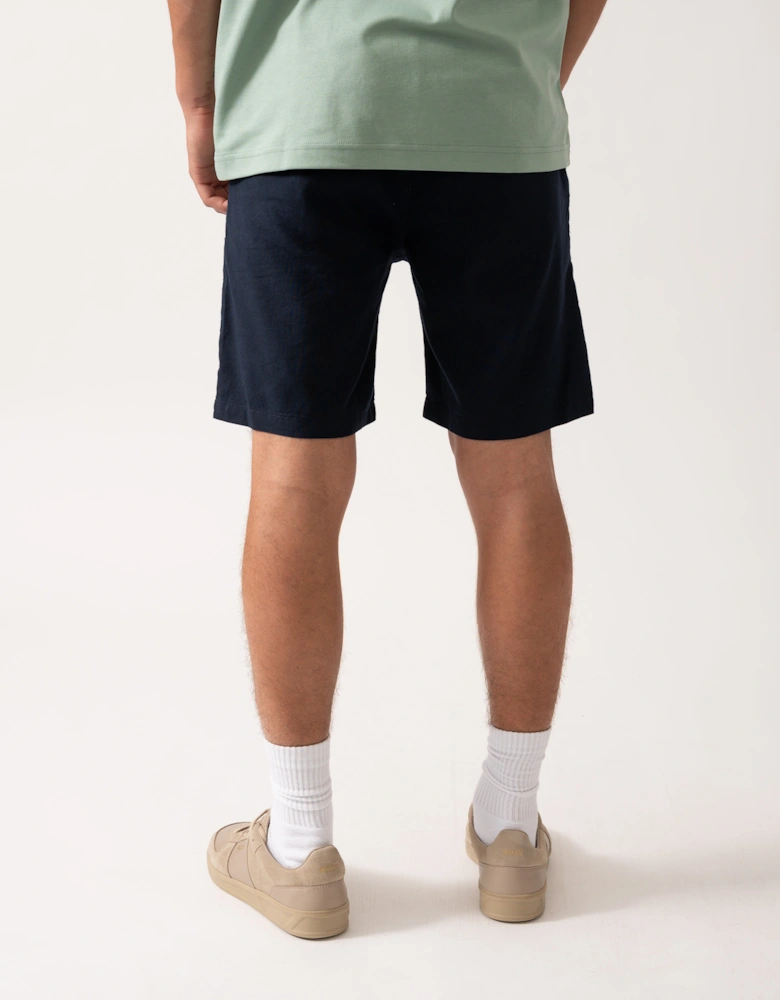 BOSS Orange Mens Tapered Chino Shorts - Dark Blue 404