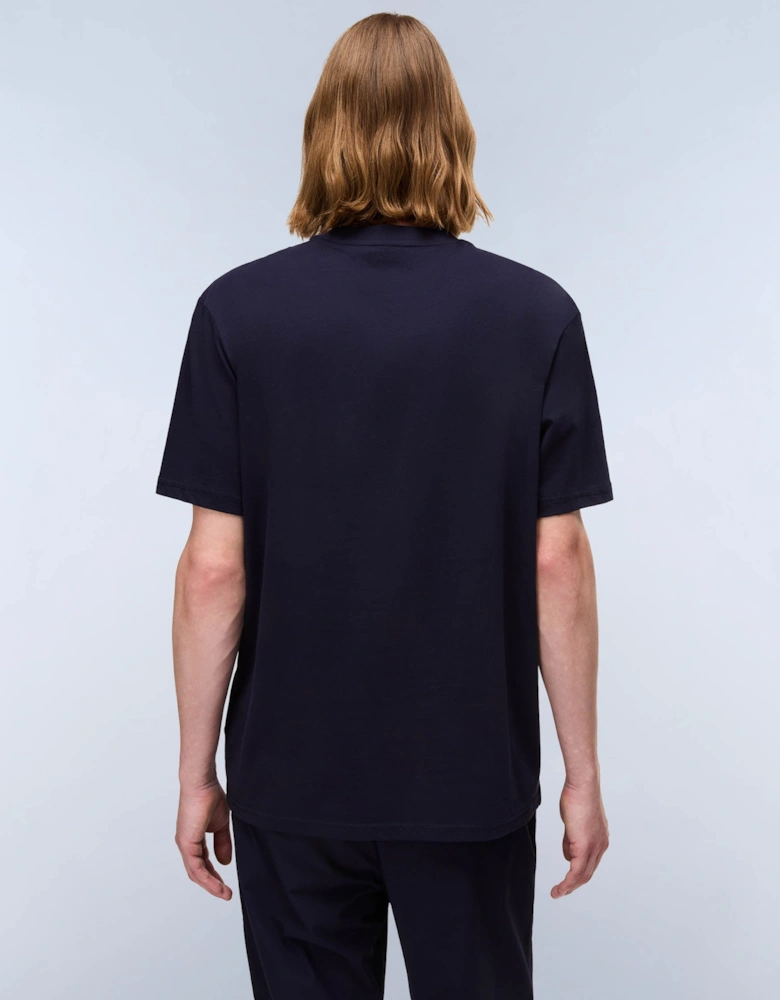 Small Box Mens Short Sleeve T-Shirt - Blue Marine 176