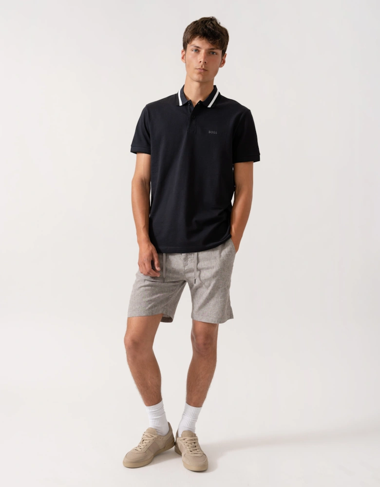 BOSS Green Paddy AP Heritage Mens Polo Shirt - Dark Blue 402