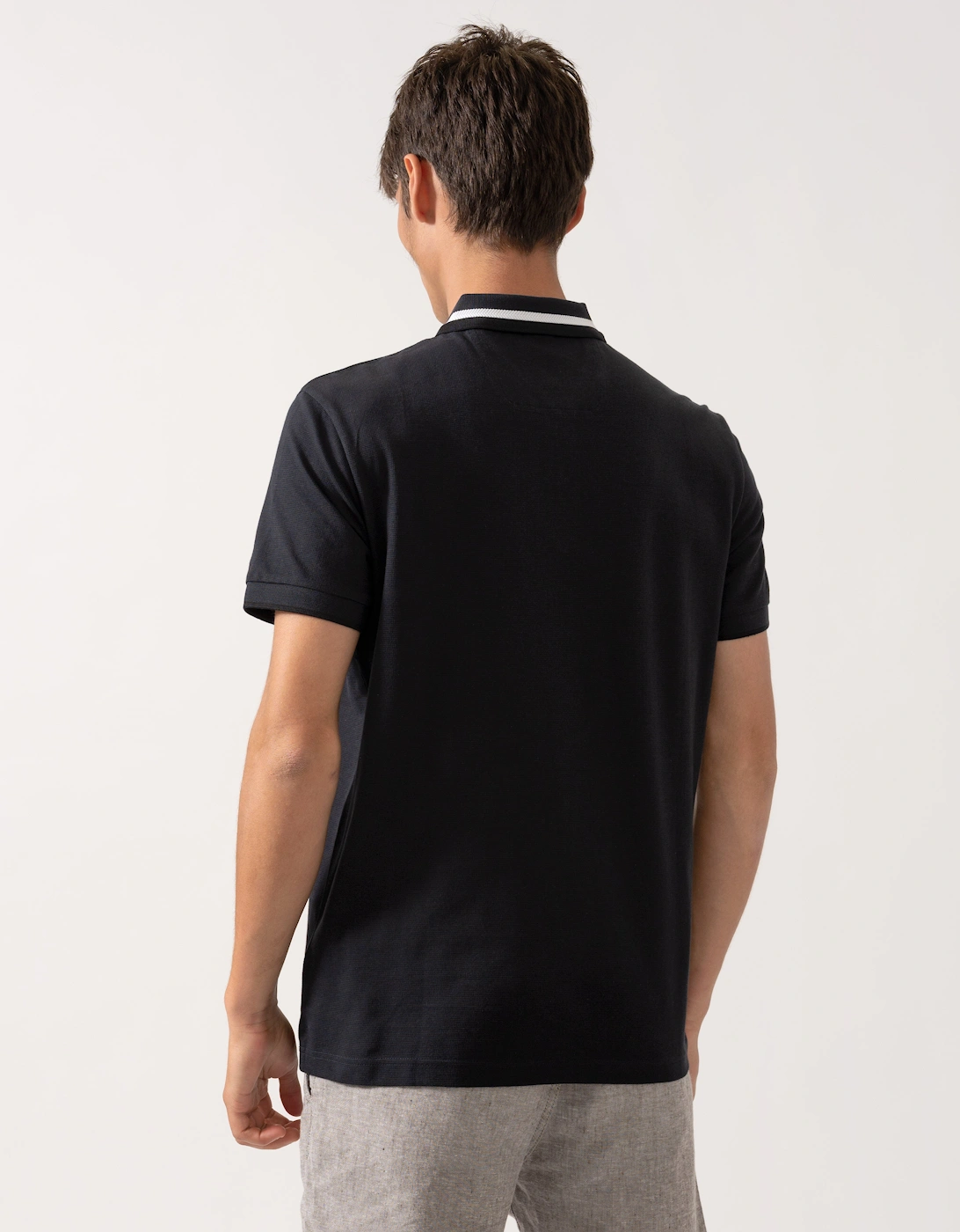 BOSS Green Paddy AP Heritage Mens Polo Shirt - Dark Blue 402