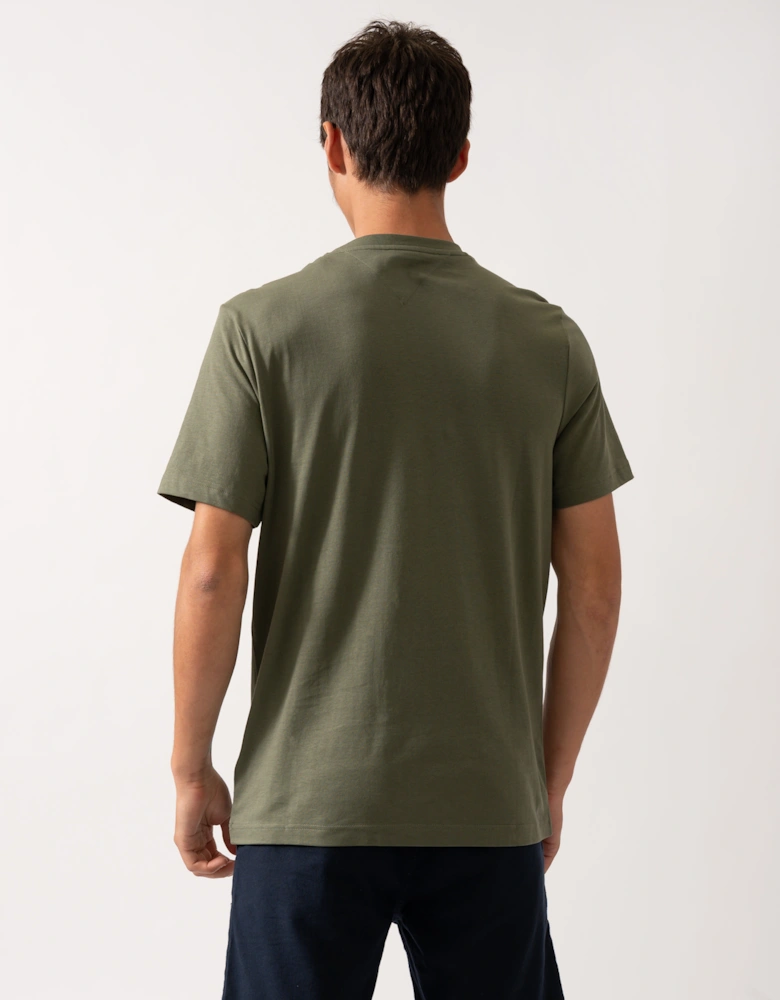 Brand Love Hilfiger Mens Tee - Battle Green