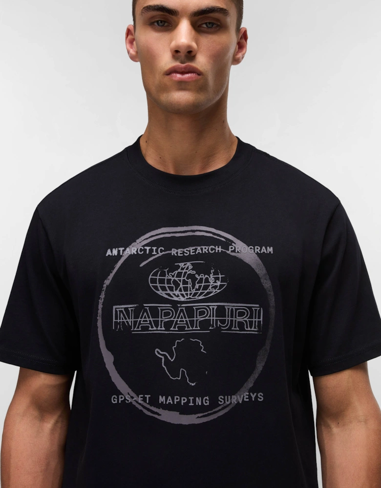 Bald Short Sleeve Mens T-Shirt - Black Beauty 941