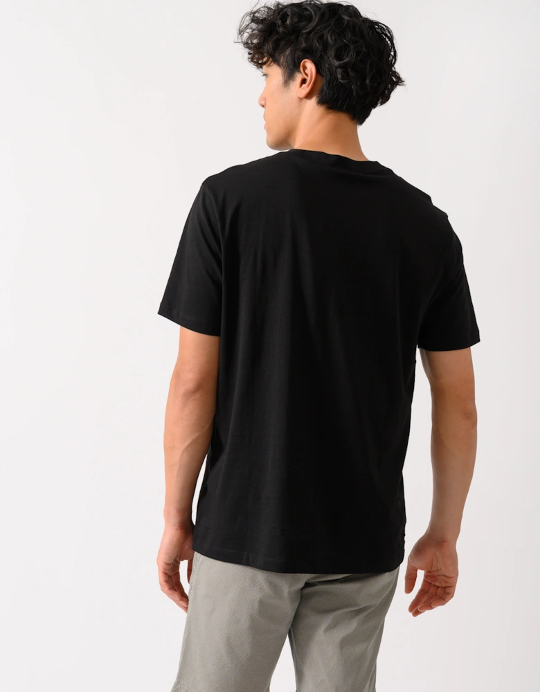 HUGO Dapusi Mens Logo Print T-Shirt - Black 001