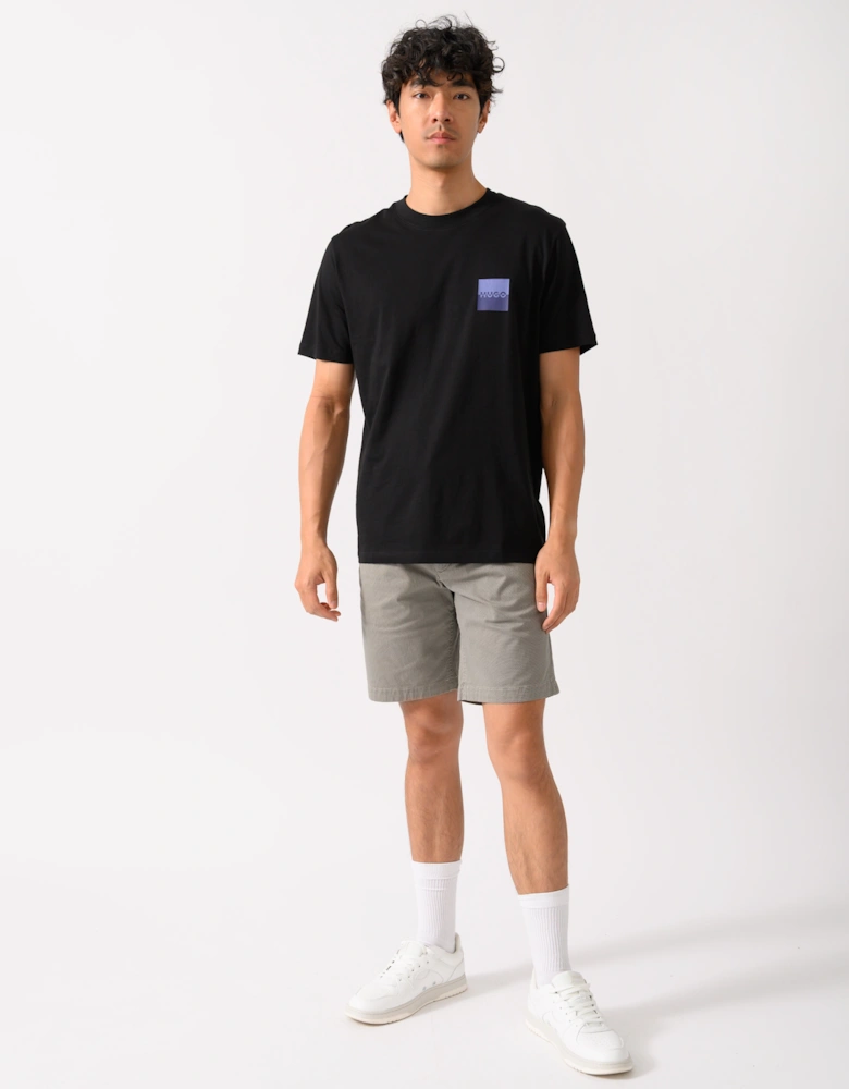 HUGO Dapusi Mens Logo Print T-Shirt - Black 001