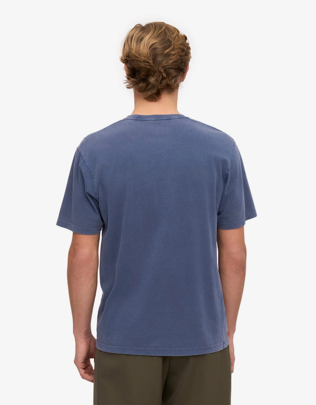 Colorful Standard Unisex Blue T-Shirt Classic Organic Neptune - Image 2