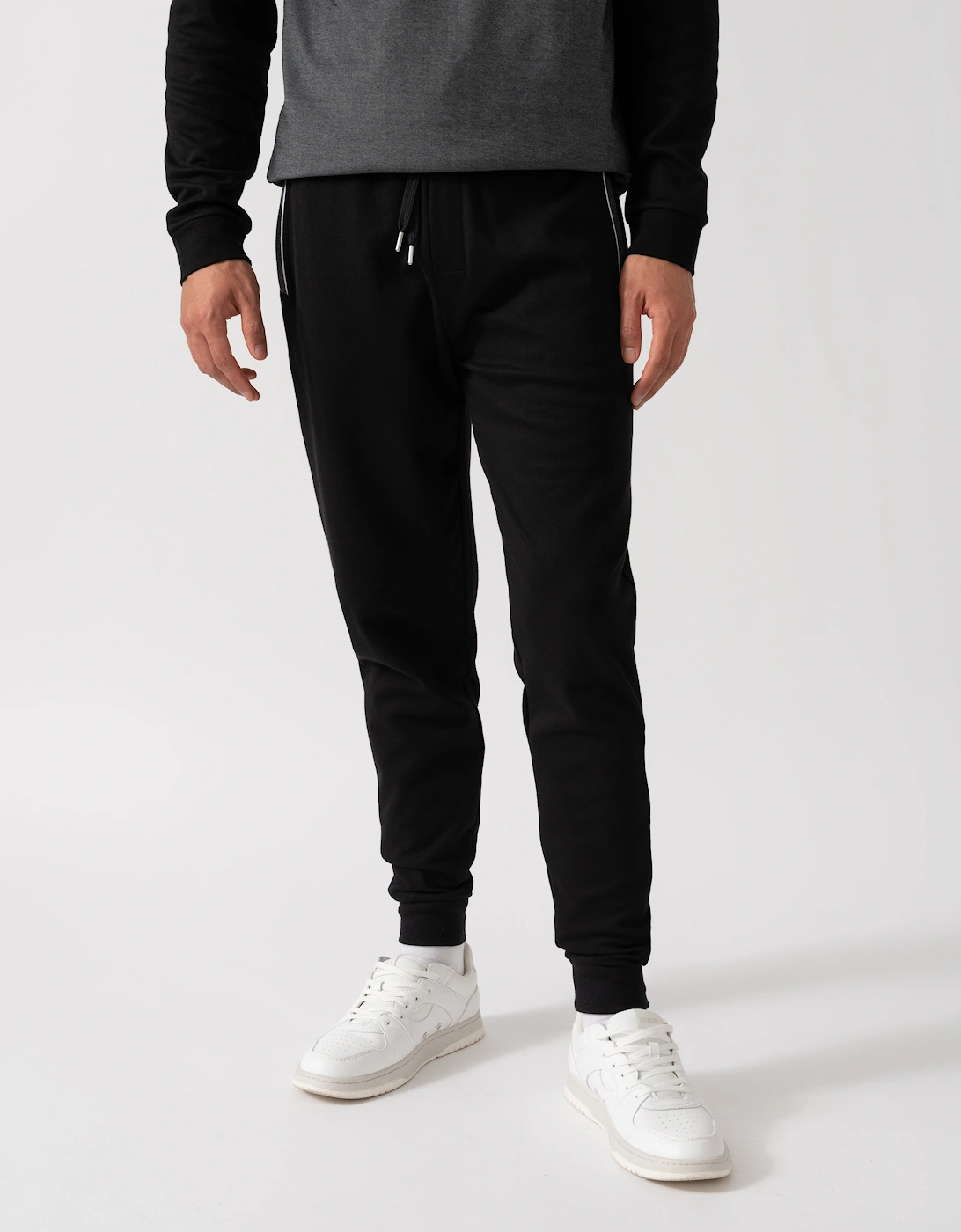 BOSS Orange Mens Loungewear Tracksuit Pants 50545579 - Black 001