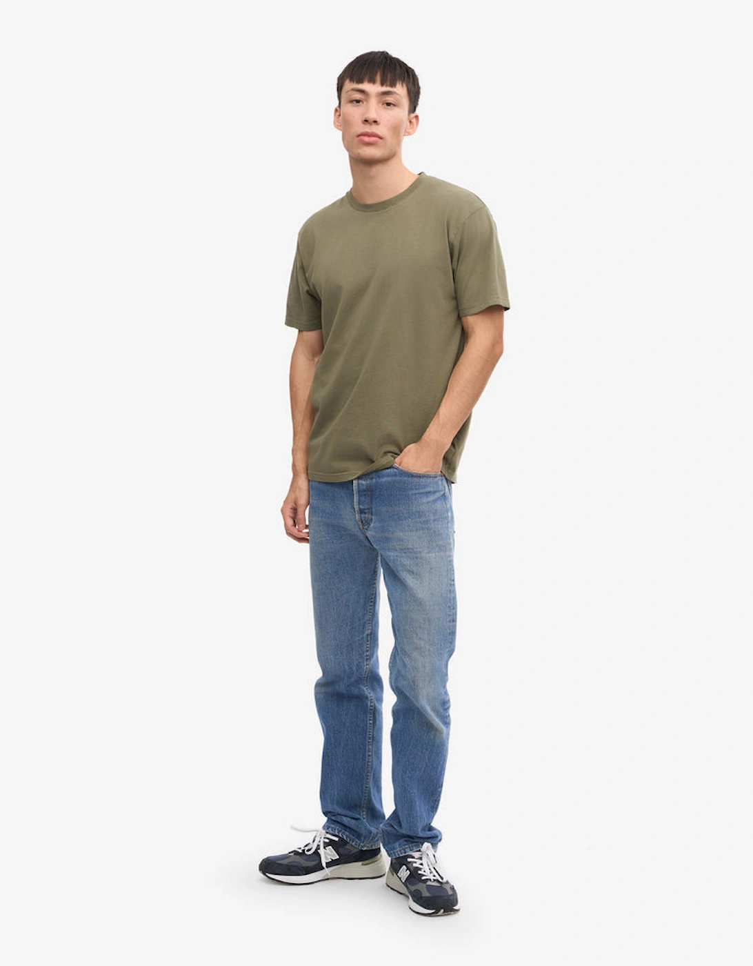 Classic Organic T-Shirt - Dusty Olive