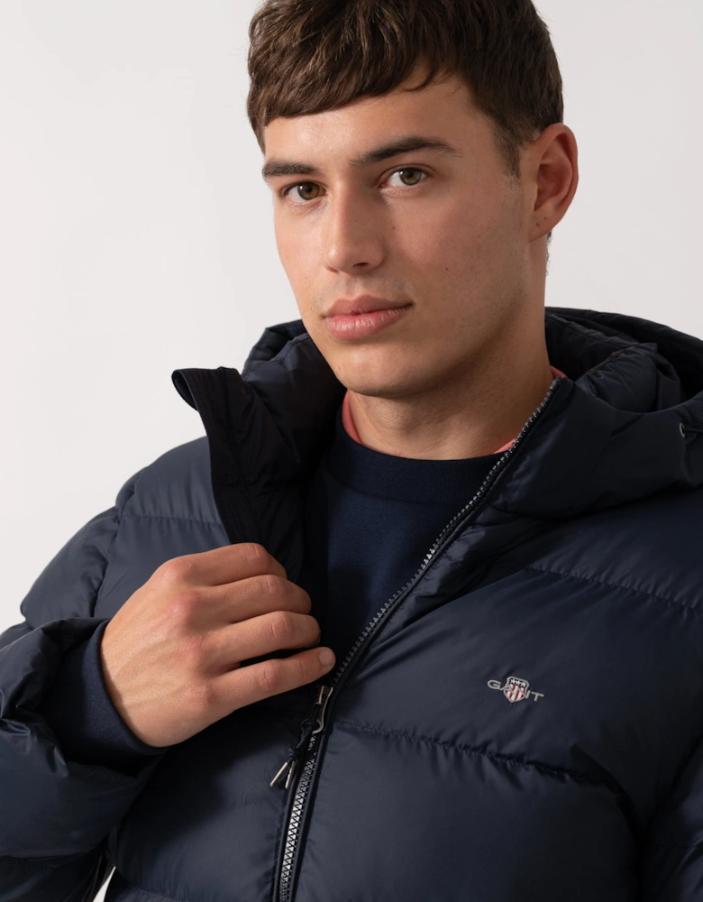 Mens Active Cloud Puffer Jacket - 433 Evening Blue