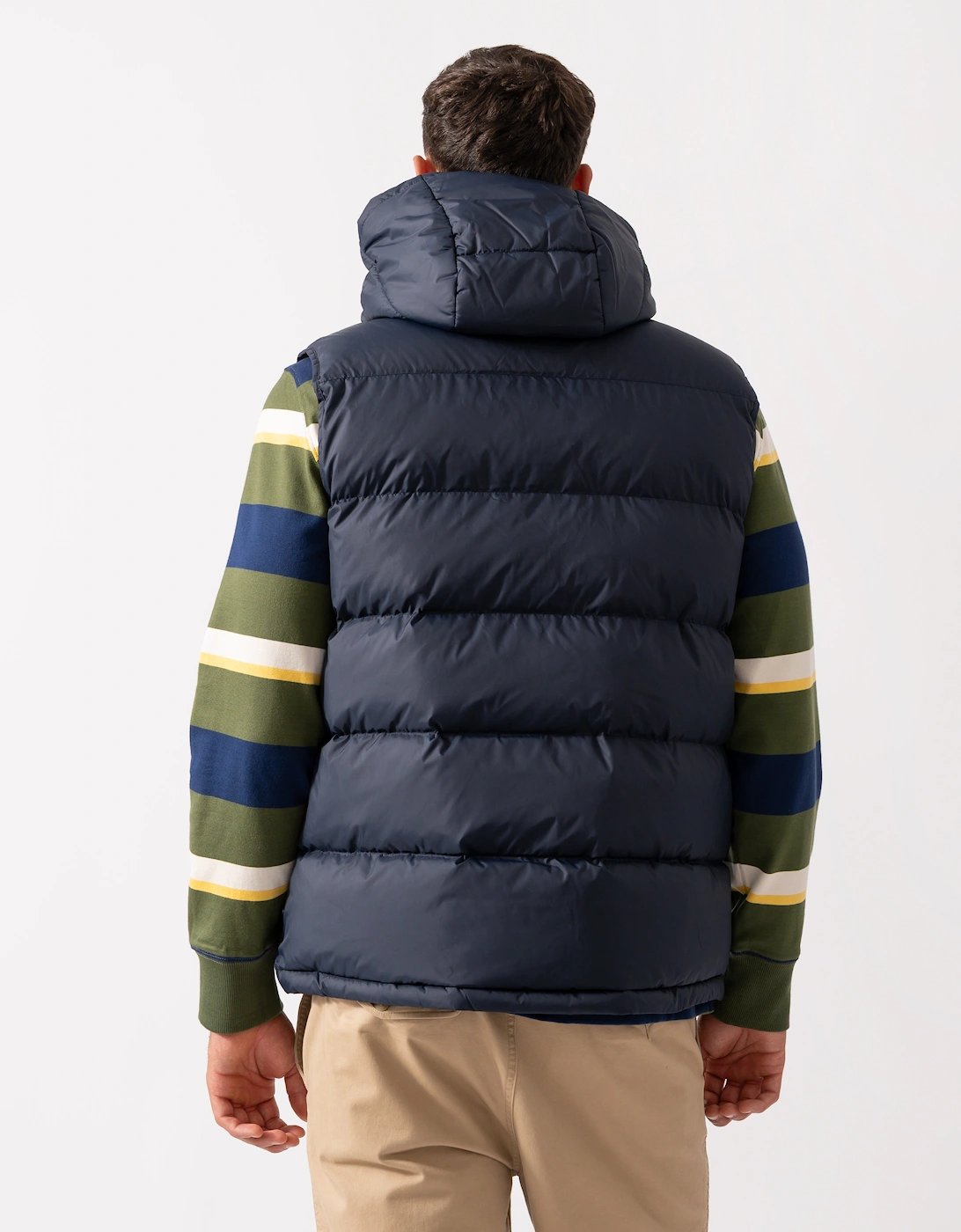 Mens Active Cloud Puffer Vest - 433 Evening Blue