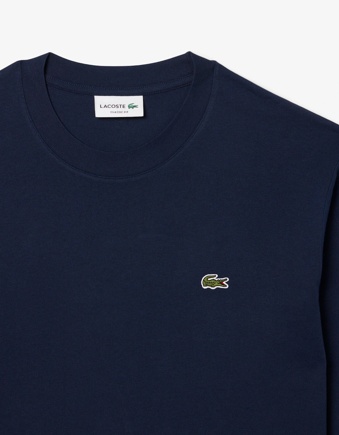 Long Sleeved Cotton Mens T-Shirt - Navy Blue 166