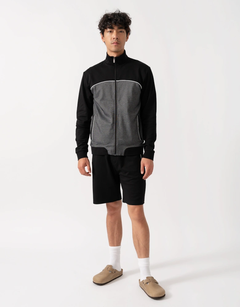 BOSS Orange Mens Loungewear Tracksuit Jacket 50545567 - Black 001