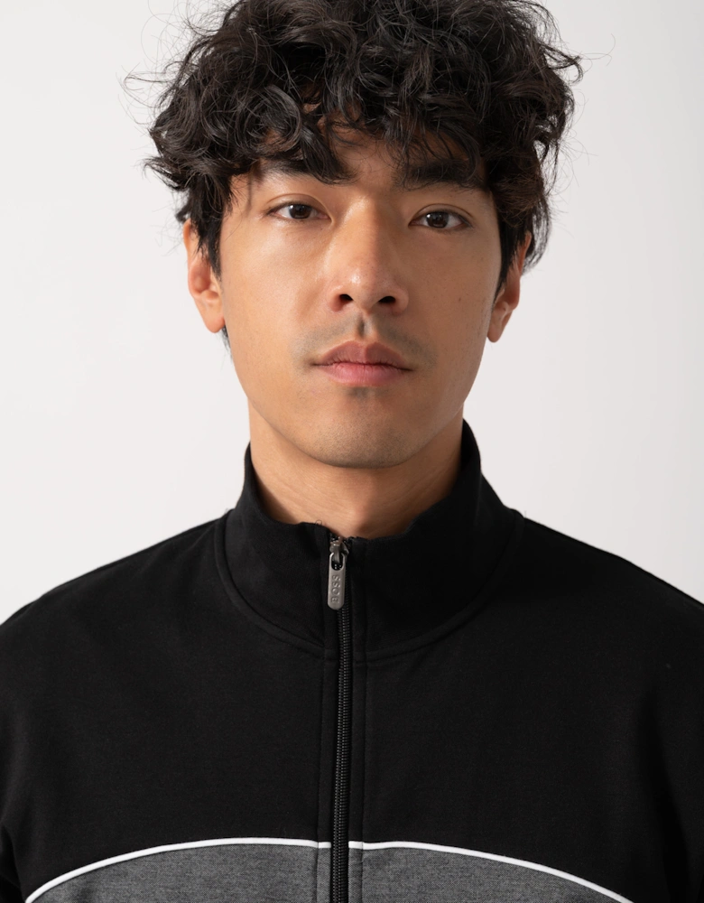 BOSS Orange Mens Loungewear Tracksuit Jacket 50545567 - Black 001