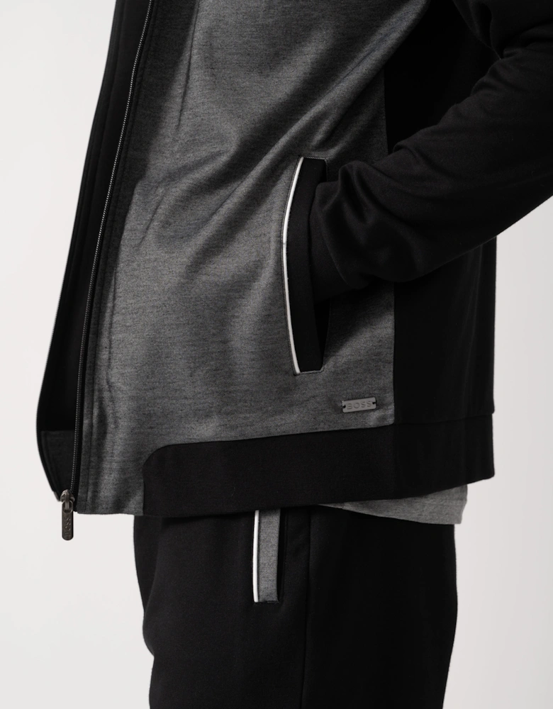 BOSS Orange Mens Loungewear Tracksuit Jacket 50545567 - Black 001