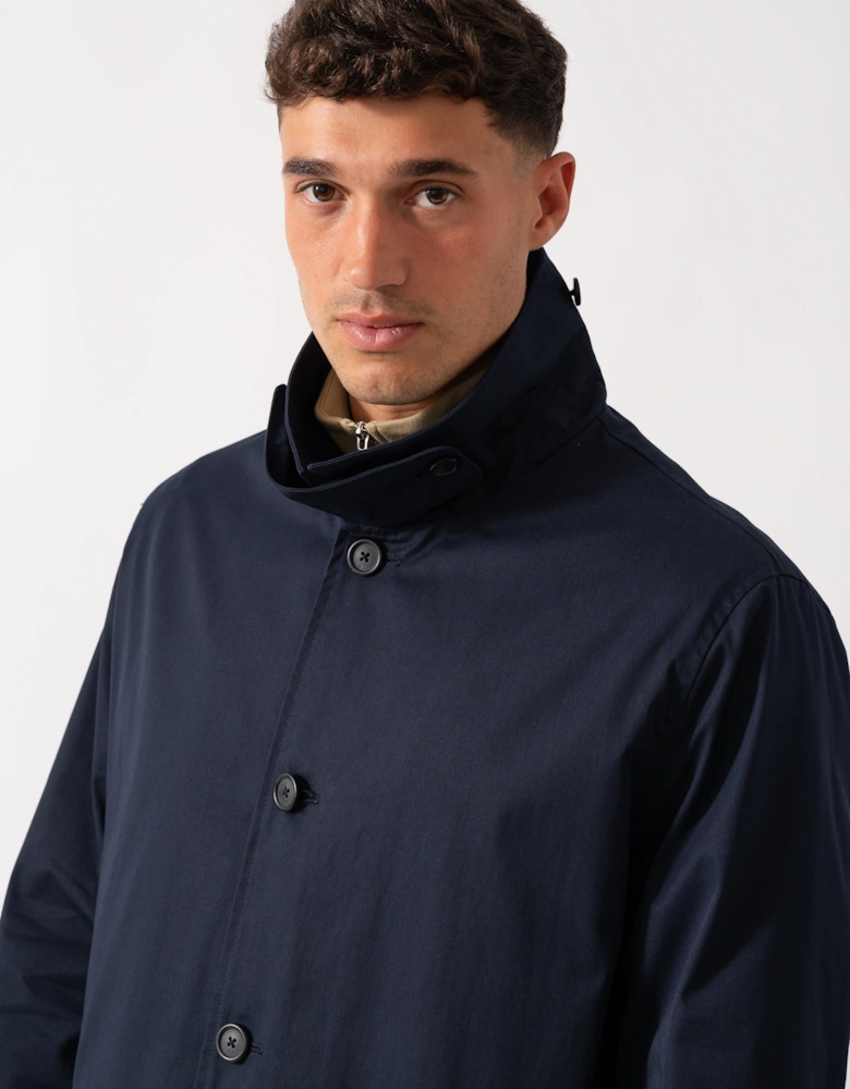 Mens Cotton Car Coat - 433 Evening Blue