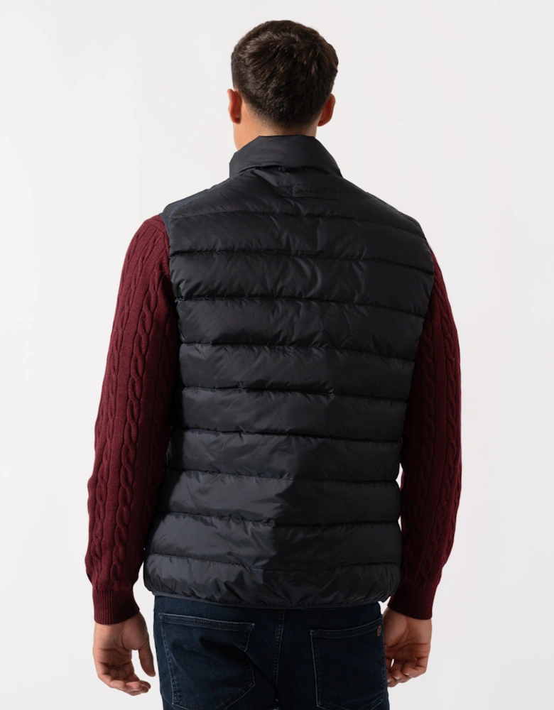 Mens Light Down Padded Gilet - 5 Black
