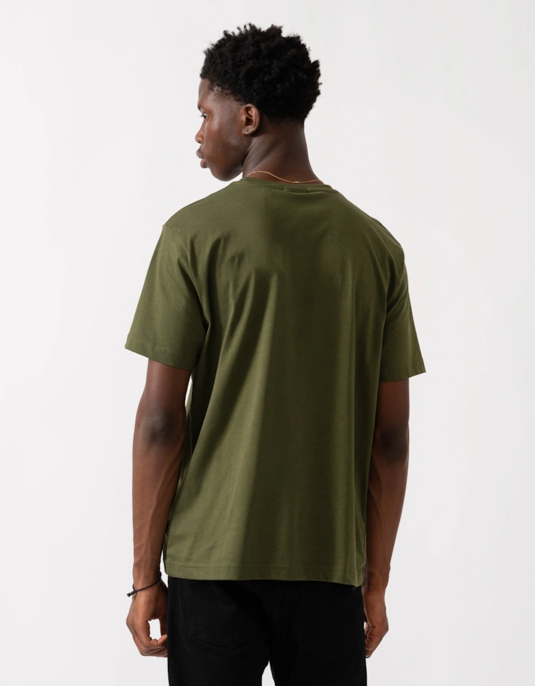 Mens Regular Fit Short Sleeve Shield Logo T-Shirt - 360 Country Green