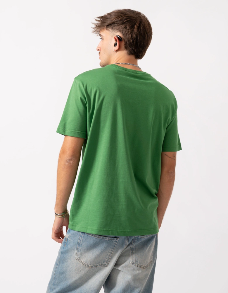 Mens Regular Fit Short Sleeve Shield Logo T-Shirt - 366 Grass Green