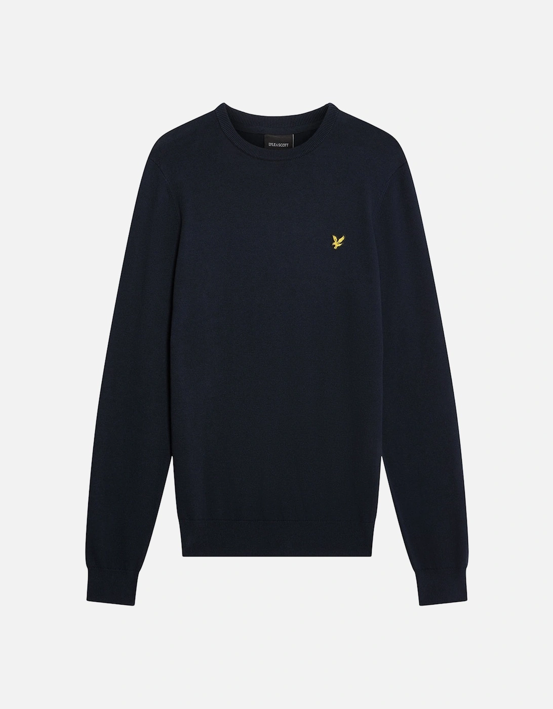 Lyle & Scott Cotton Crew Neck Mens Jumper - Z271 Dark Navy