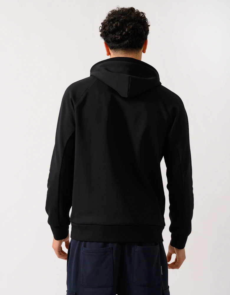 BOSS Green Soody Rib Mens Pullover Hoodie - Black 001