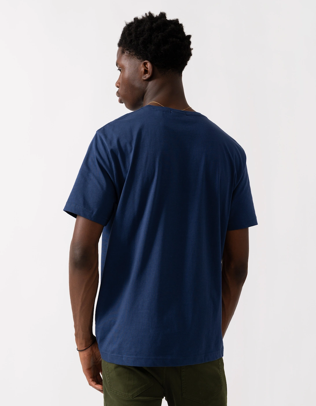 Mens Regular Fit Short Sleeve Shield Logo T-Shirt - 423 Persian Blue