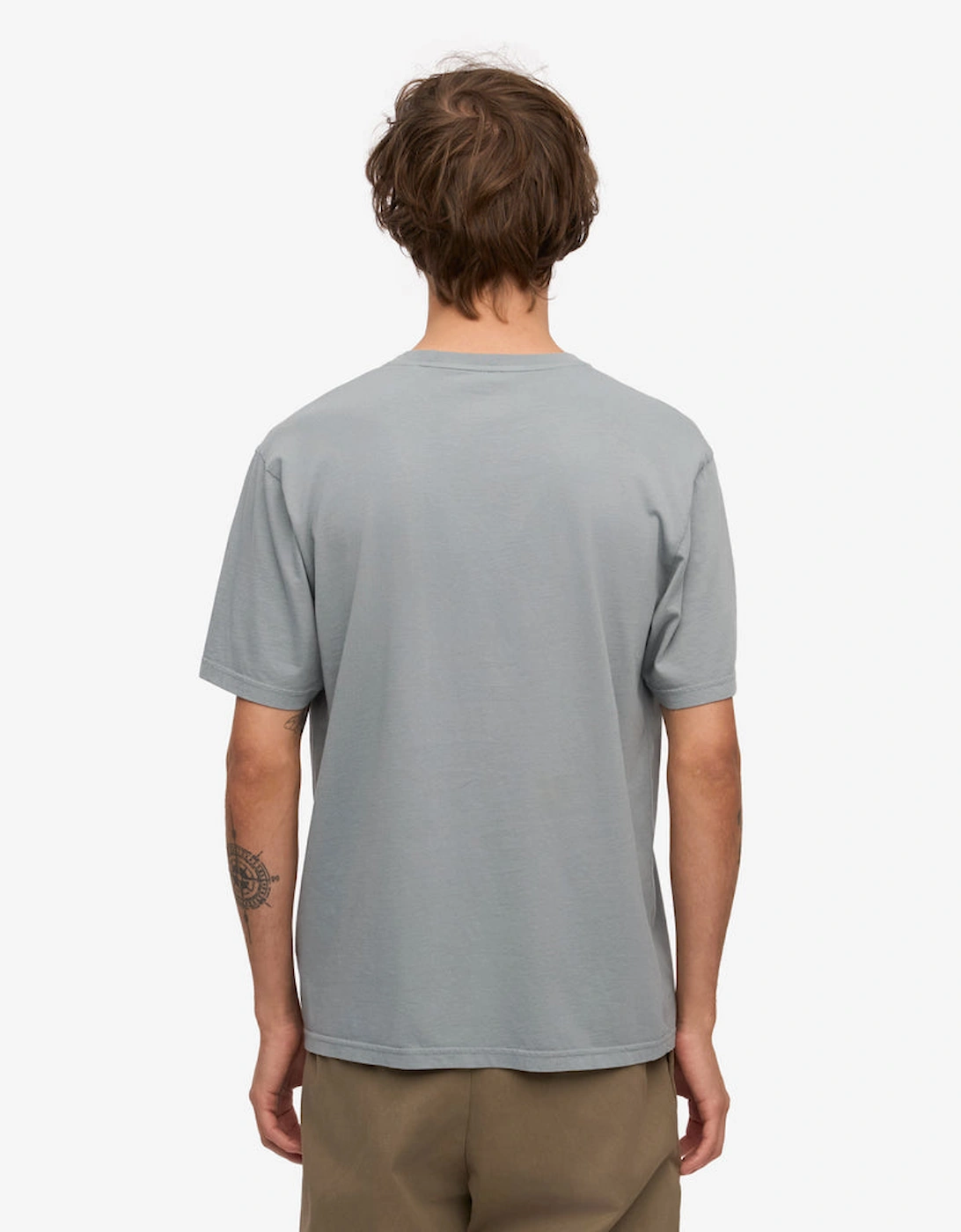 Colorful Standard Classic Organic T-Shirt - Steel Blue - Men's Size L - Image 2