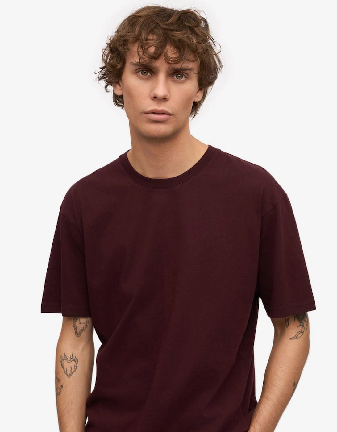 Classic Organic T-Shirt - Oxblood Red