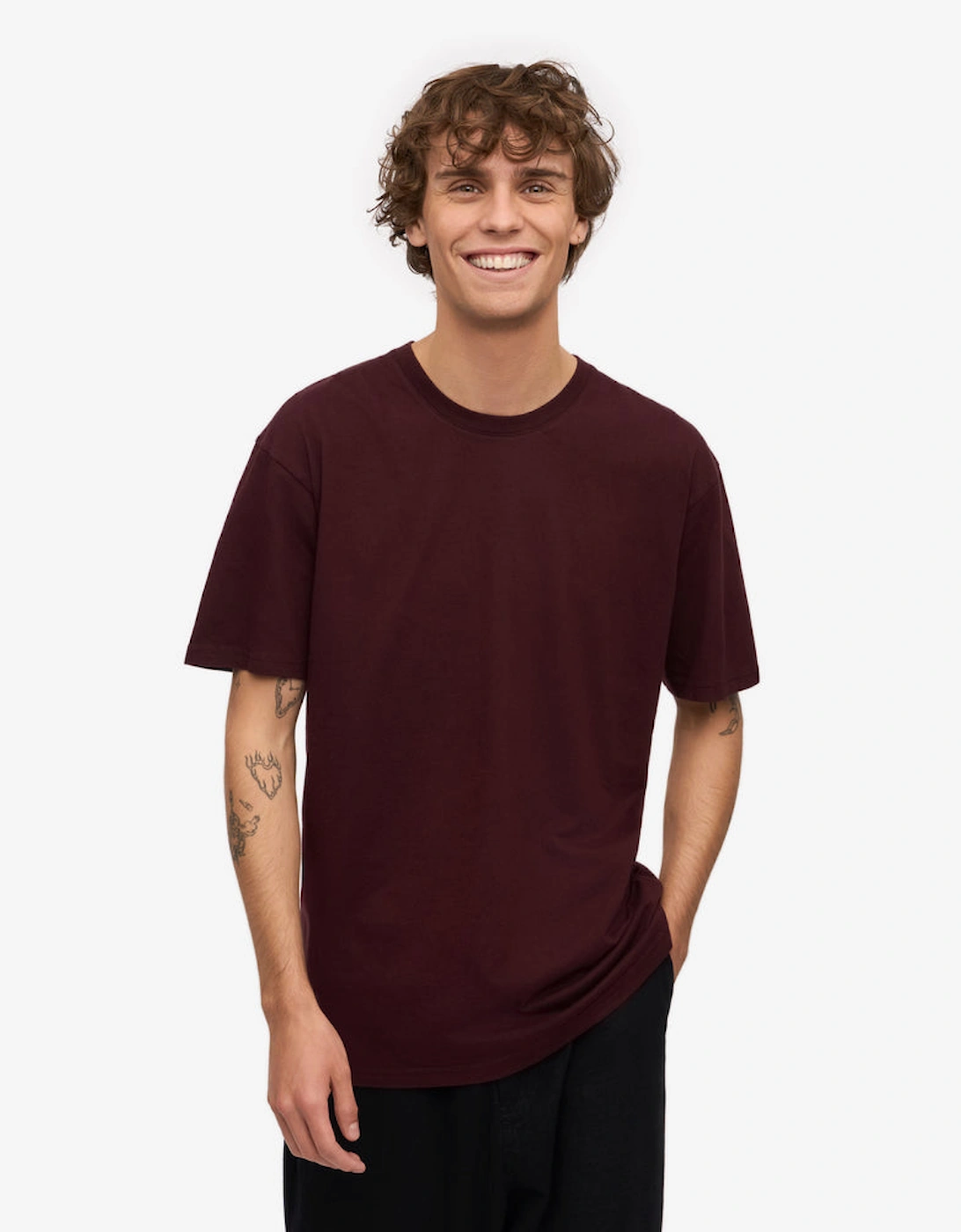 Classic Organic T-Shirt - Oxblood Red