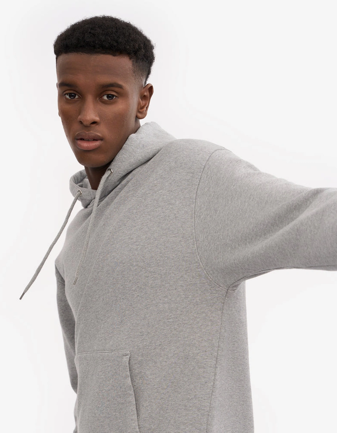 Classic Organic Hoodie - Heather Grey