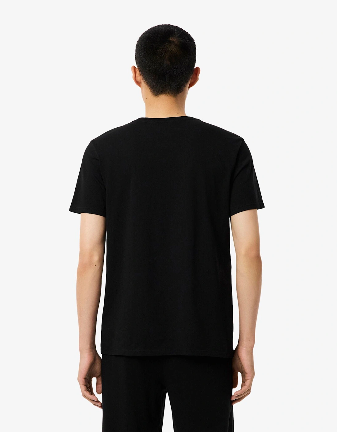 3-Pack Cotton Crew Neck Mens T-Shirts - Black 031