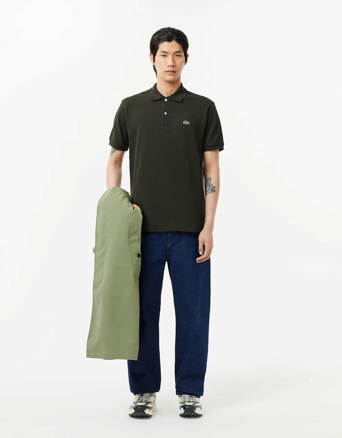 Classic Fit L.12.12 Mens Short Sleeve Polo Shirt - Sapwood L7A