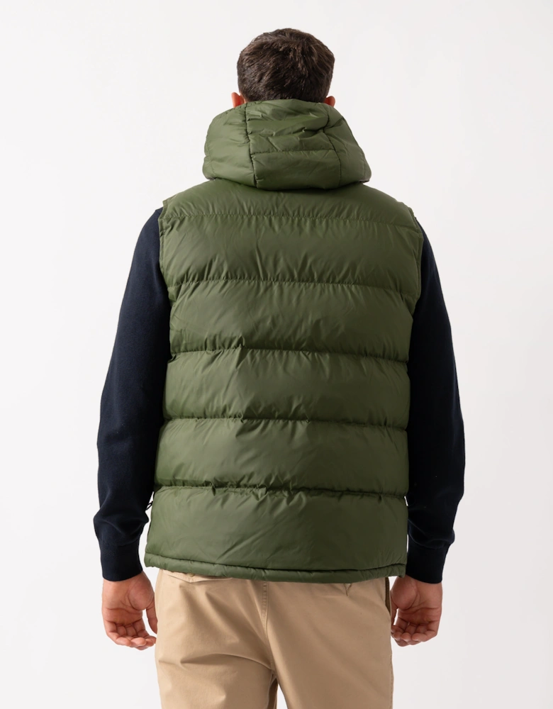 Mens Active Cloud Puffer Vest - 360 Country Green