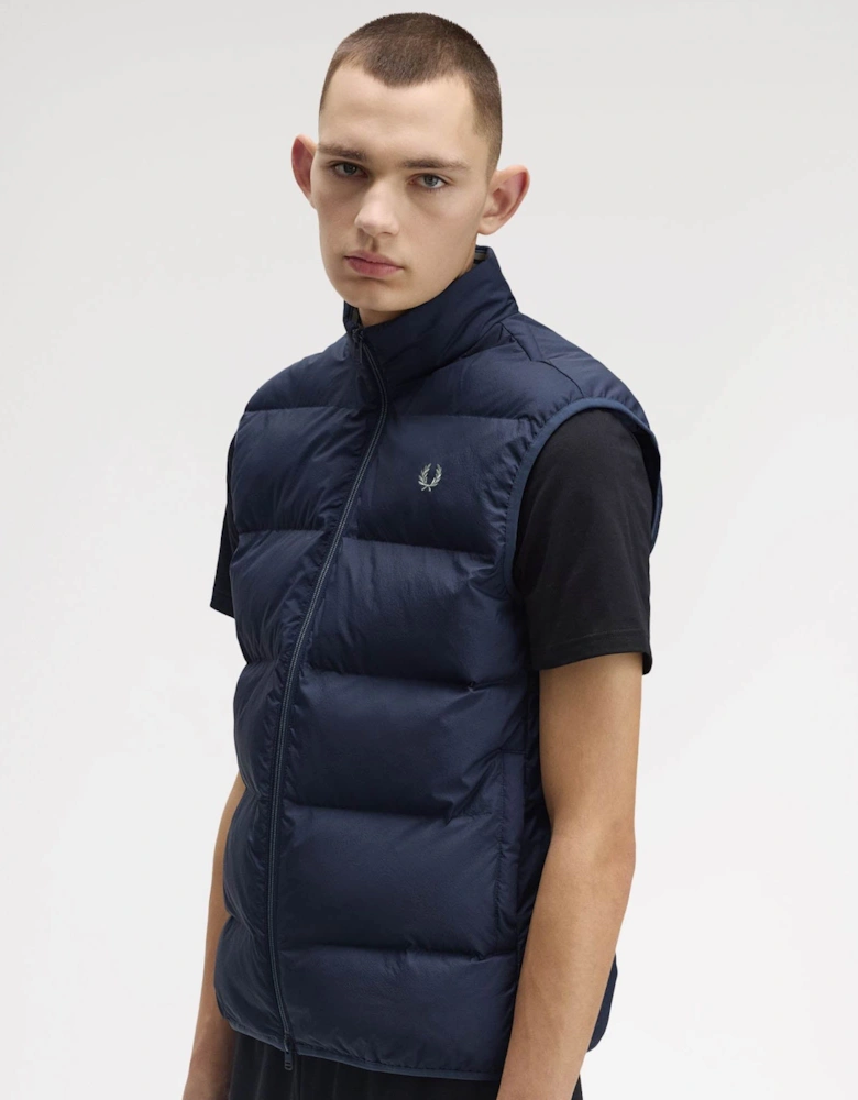 Mens Padded Gilet - Dark Airforce 738
