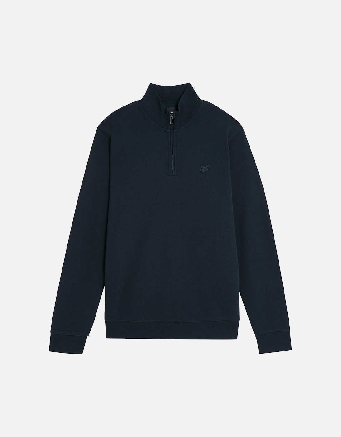 Lyle & Scott Superfine Quarter Zip Sweatshirt - Z271 Dark Navy