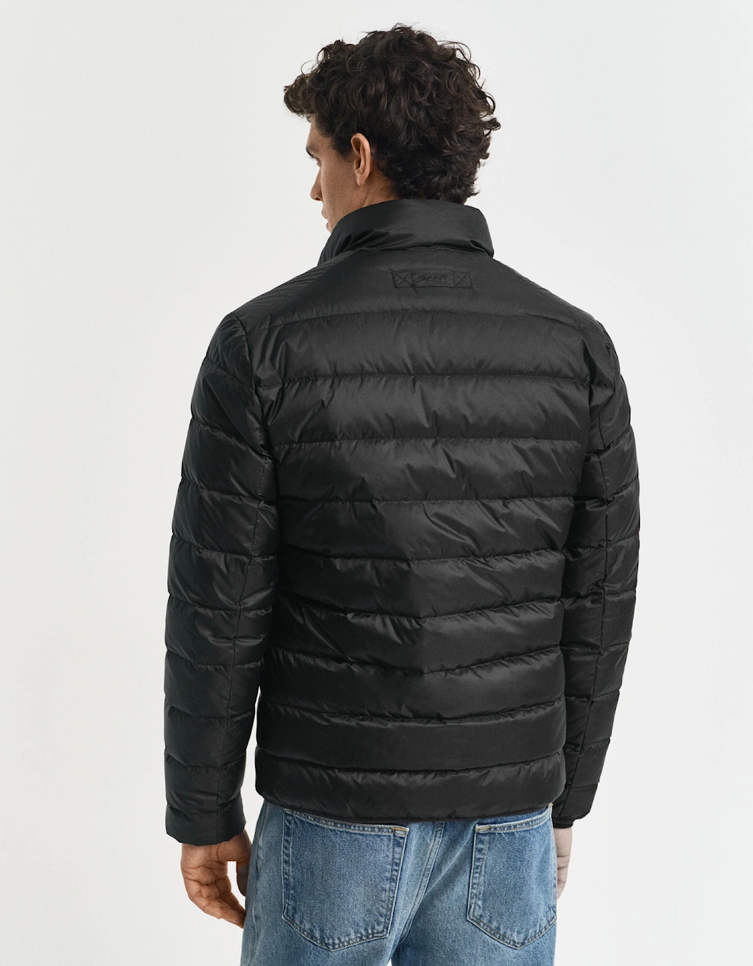 Mens Light Down Padded Jacket - 5 Black