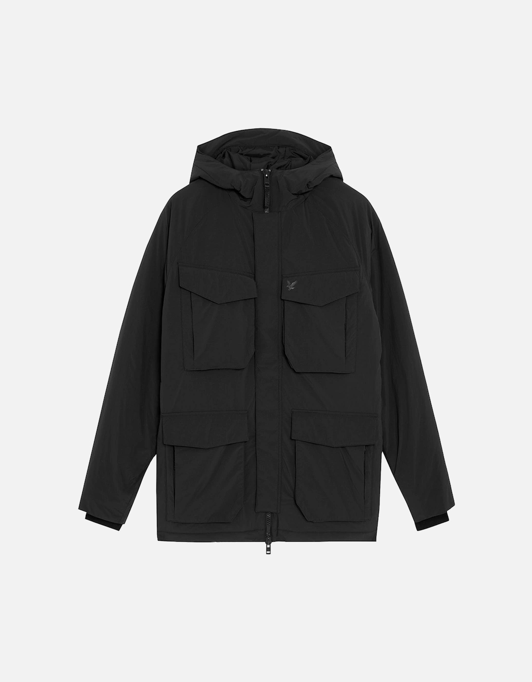 Lyle & Scott Tactical Wadded Parka - X002 Black Ice