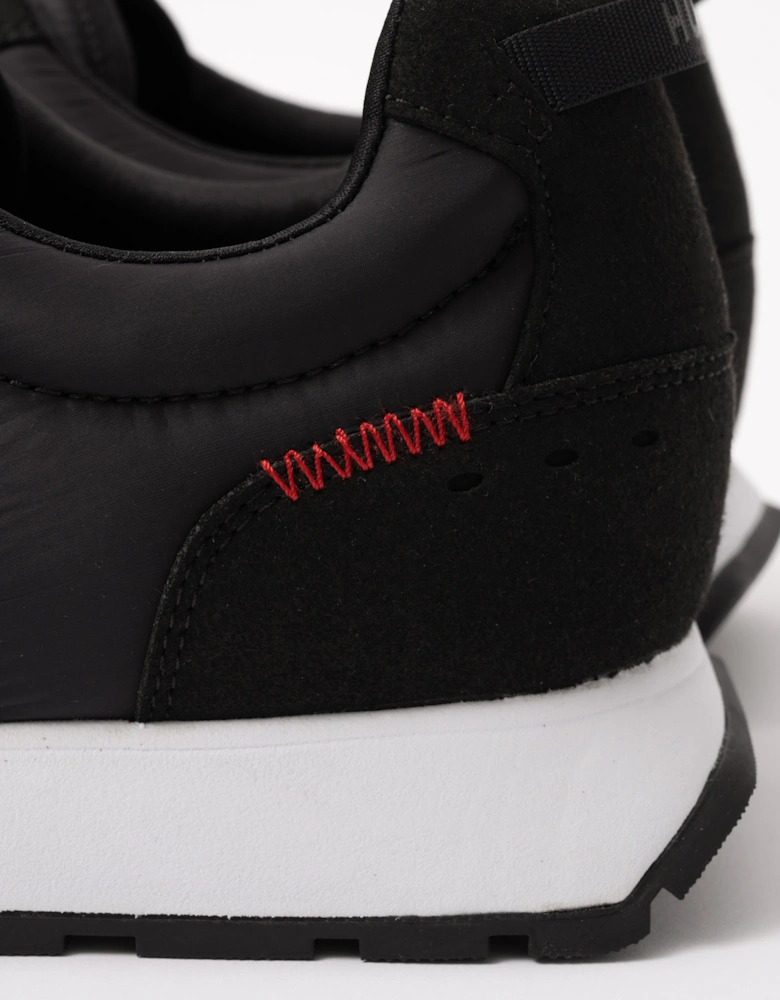 HUGO Icelin Runn Retro-Inspired Trainers with Faux Suede - Black 006