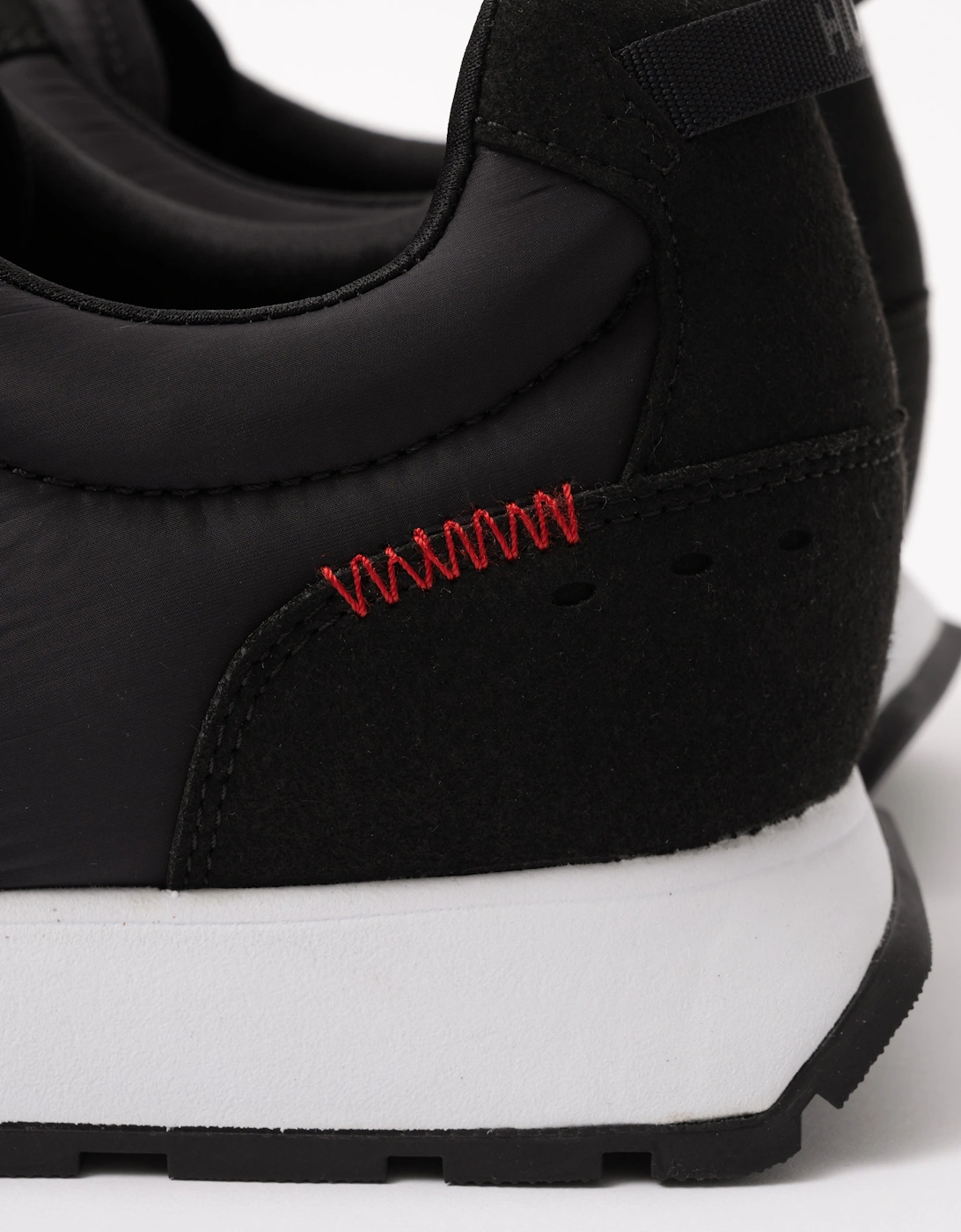 HUGO Icelin Runn Retro-Inspired Trainers with Faux Suede - Black 006
