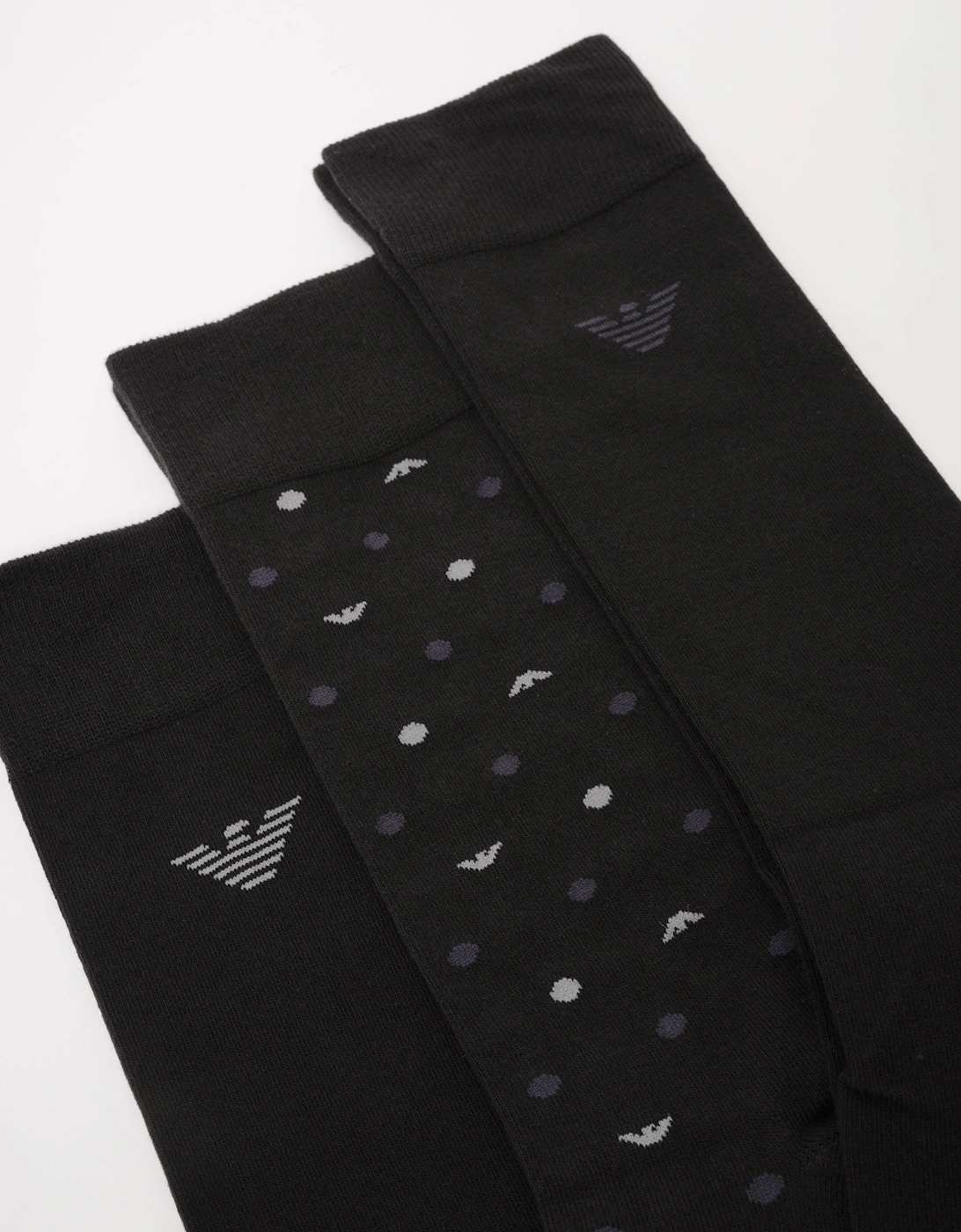 3-Pack Mens Socks EM000554-AF18145 - Eagle/Black/Black MC364