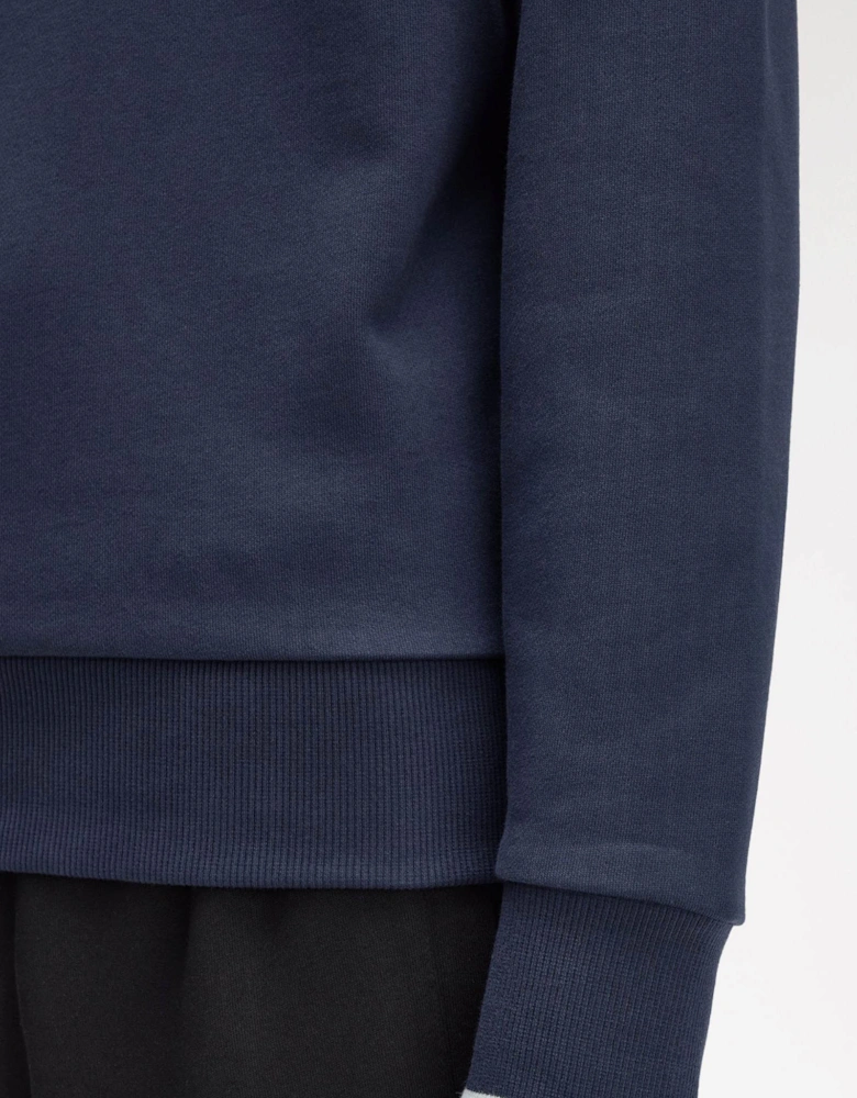 Mens Half Zip Sweatshirt - Dark Airforce/Light Ice/Bayleaf Z47