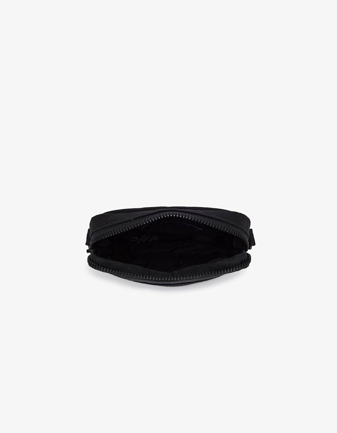 Nylon Badge Small Side Bag - Black 102