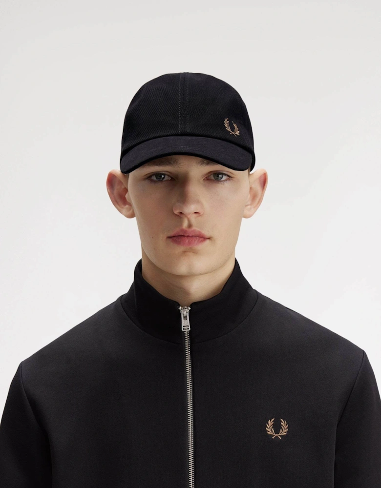 Classic Piqué Cap - Black/Shaded Stone S77