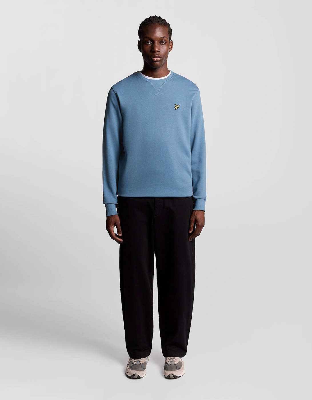 Lyle & Scott Mens Sweatshirt ML424VOG - X861 Ocean Sky