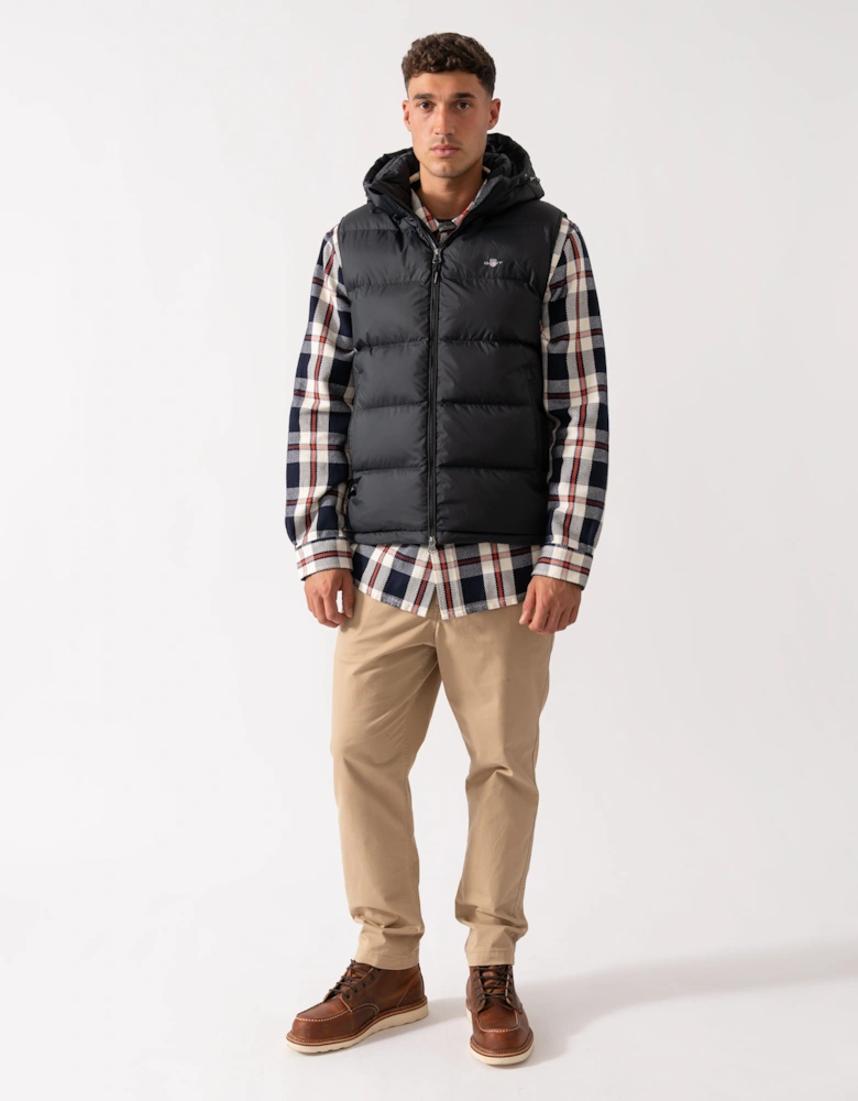 Mens Active Cloud Puffer Vest - 5 Black