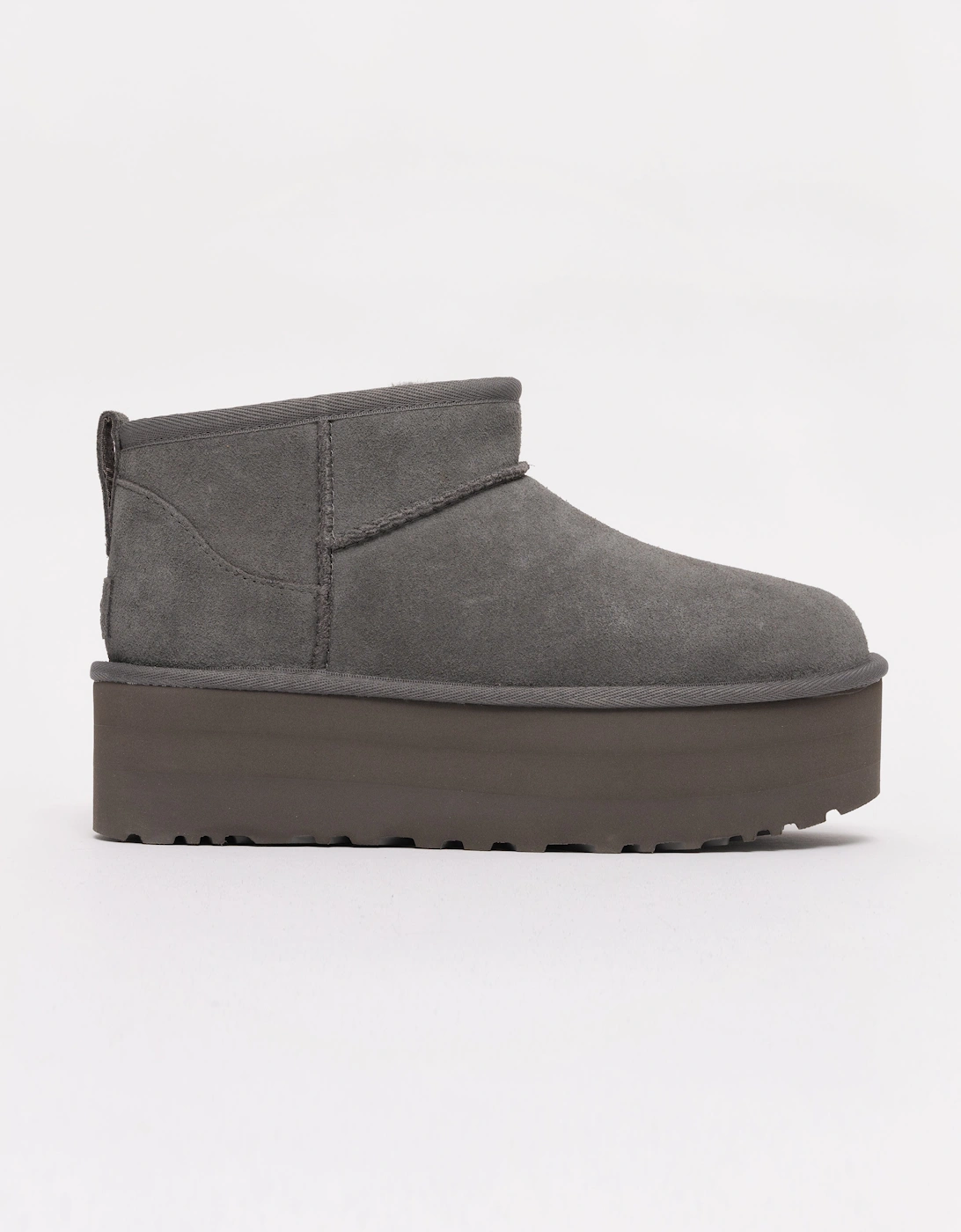 Classic Ultra Mini Womens Platform Boot - Charcoal