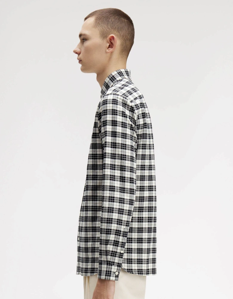 Tartan Oxford Shirt - Ecru 560