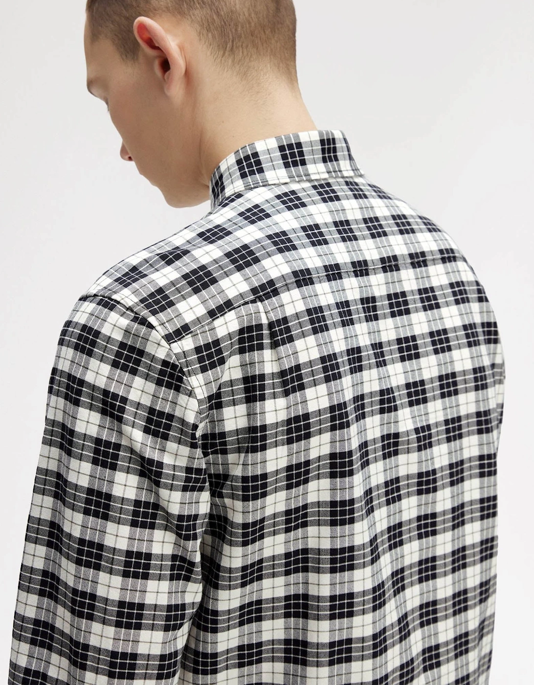 Tartan Oxford Shirt - Ecru 560