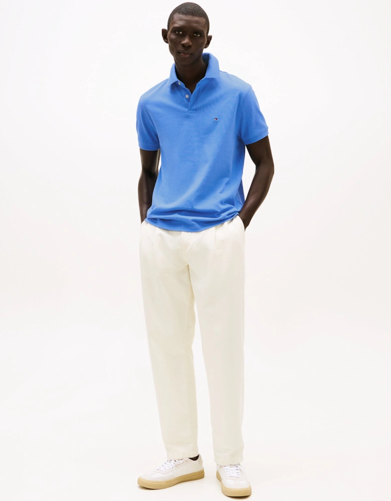 1985 Regular Fit Mens Polo - Blue Spell