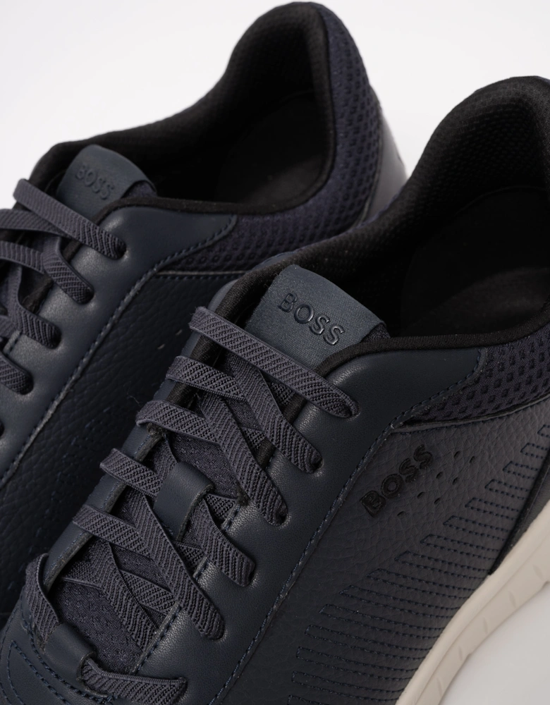 BOSS Orange Titanis_Runn_ltmx Mens Trainers - Navy 410
