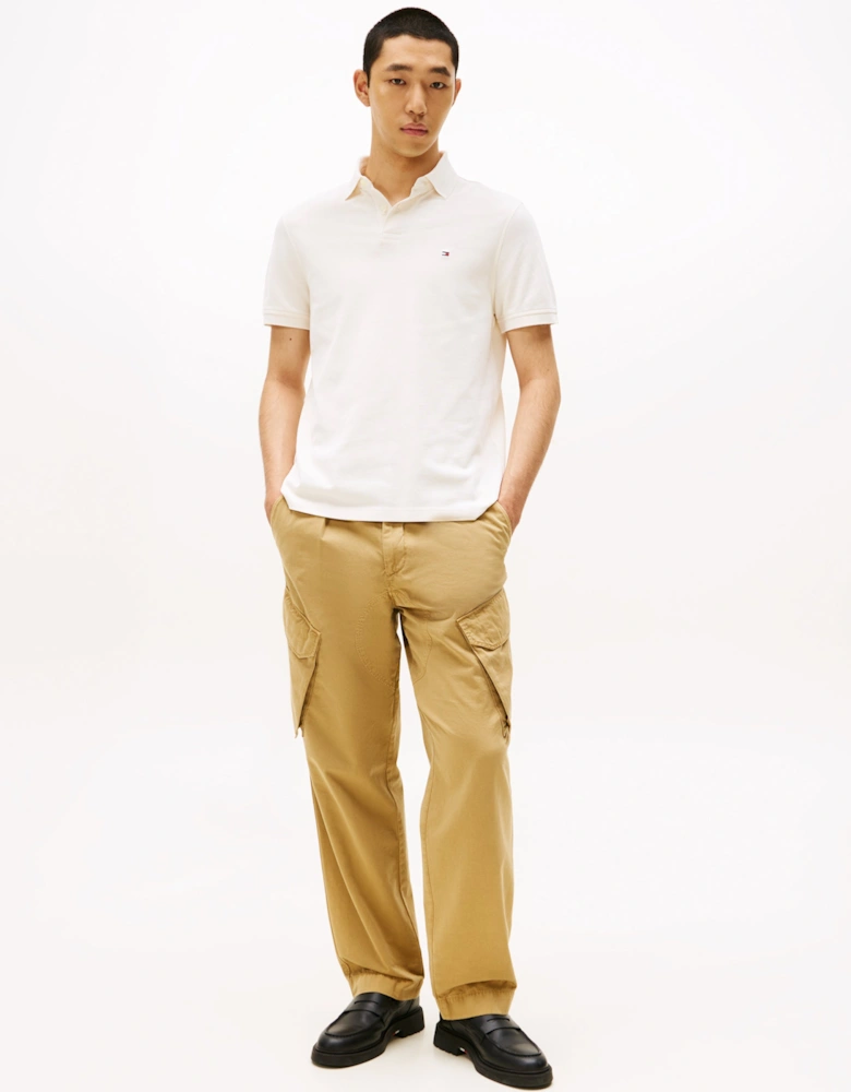 1985 Regular Fit Mens Polo - Ivory Petal