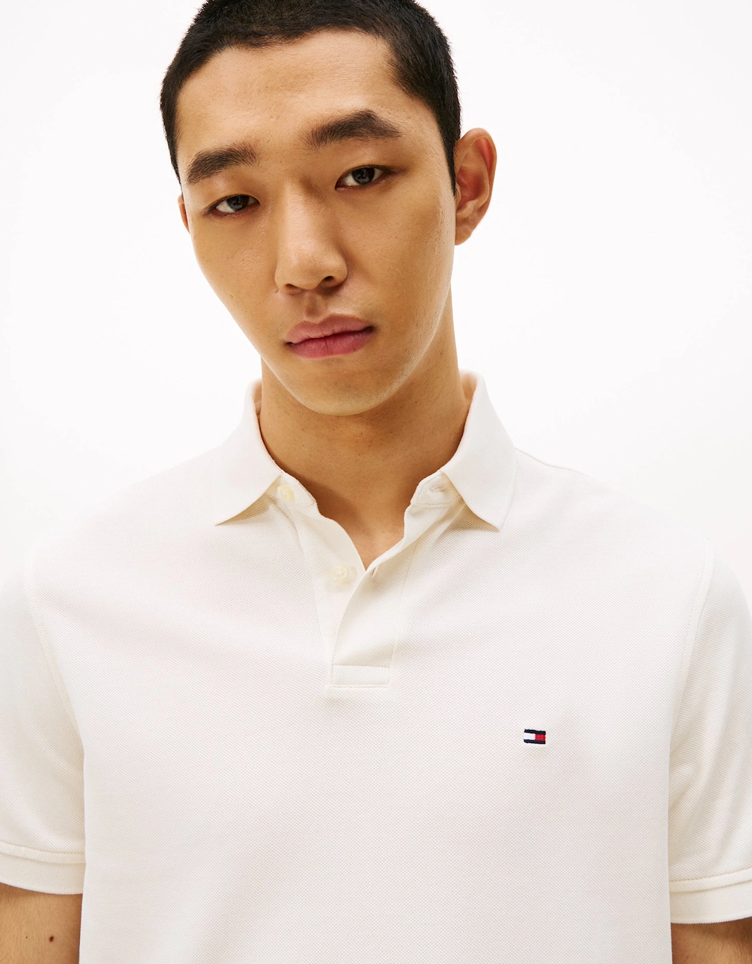 1985 Regular Fit Mens Polo - Ivory Petal